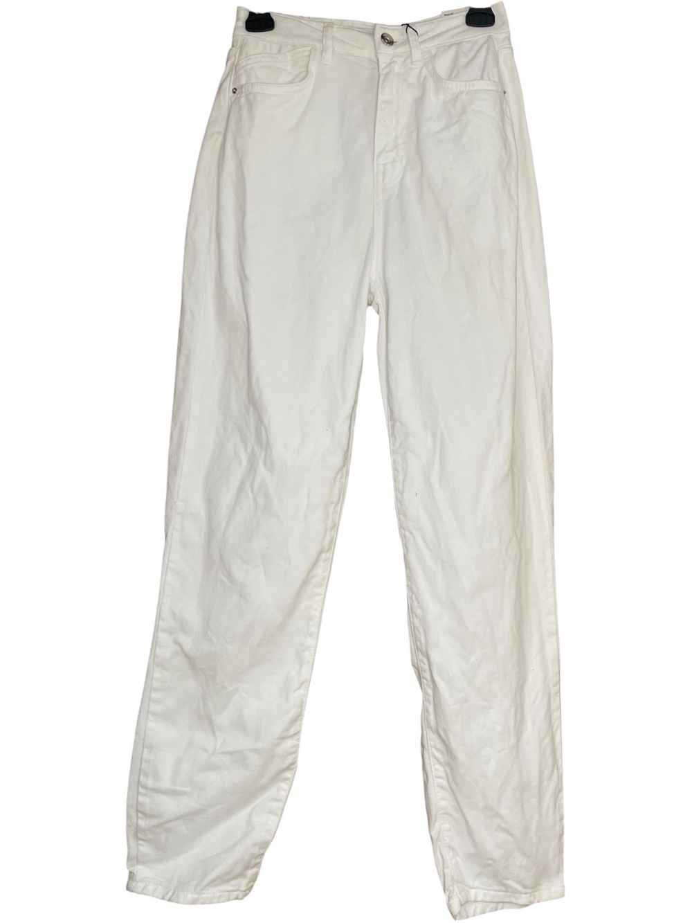 Zara Mom Fit High Rise Jeans White